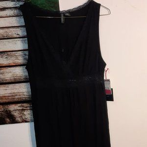 Cynthia Rowley ankle length sleepwear Black dress
